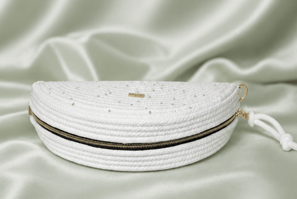 Blanca Aurora Bolso artesanal - Garra de gata