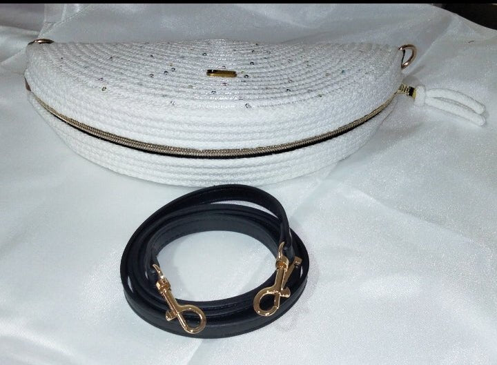 Blanca Aurora Bolso artesanal - Garra de gata