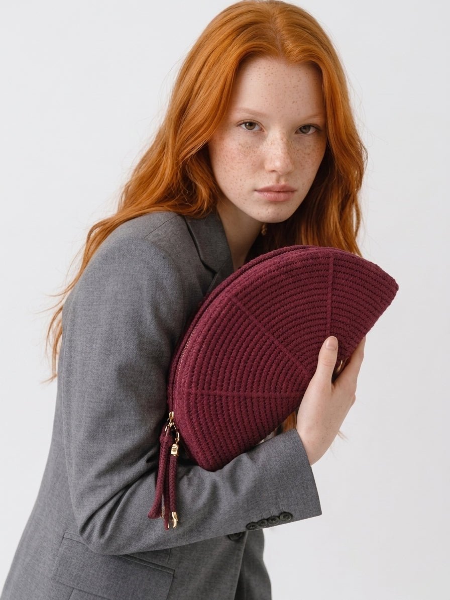 Bolso Luna Roja Burdeos - Garra de gata
