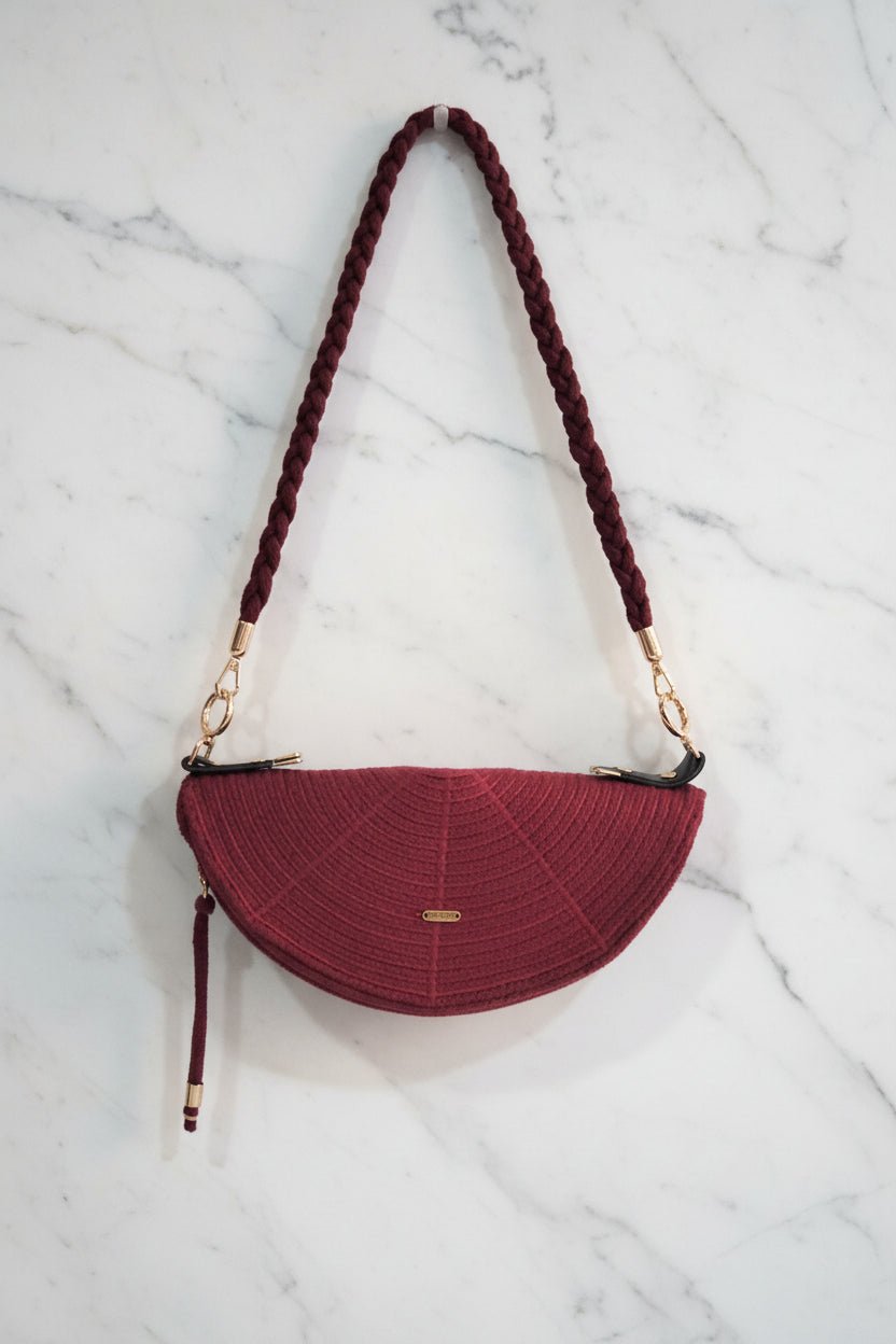 Bolso Luna Roja Burdeos - Garra de gata