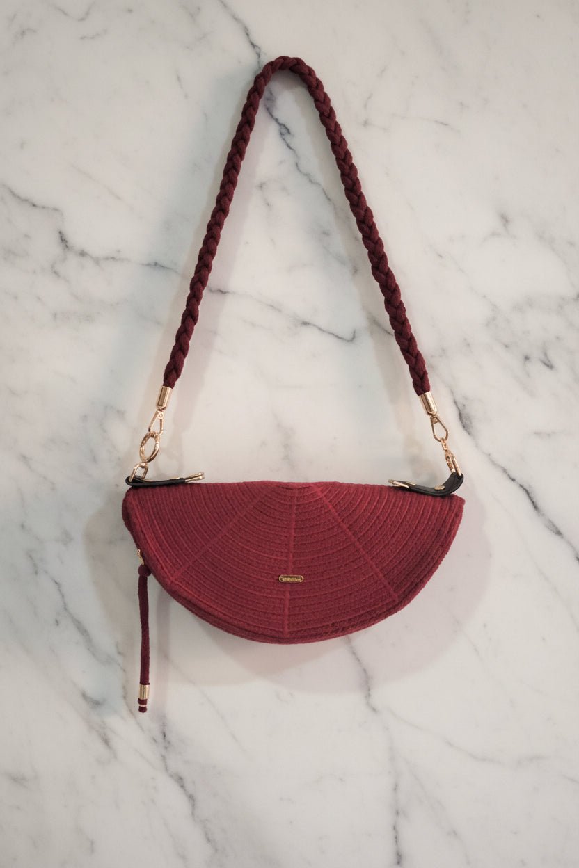 Bolso Luna Roja Burdeos - Garra de gata