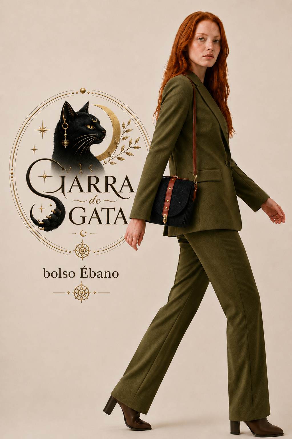 Bolso Ébano 🖤 Garra de Gata