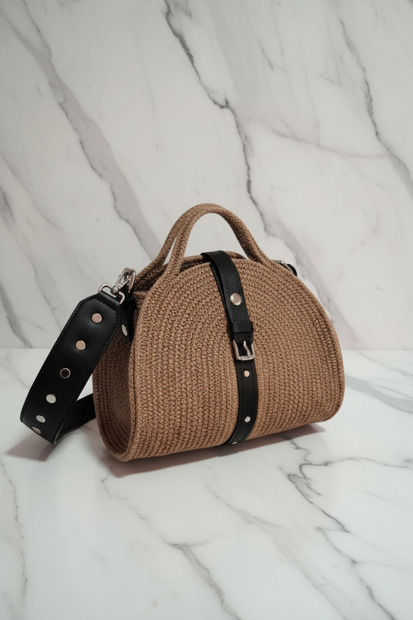 Bolso Media Luna Negro